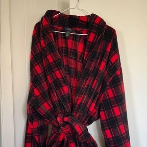 Polo Ralph Lauren Red and Black Robe